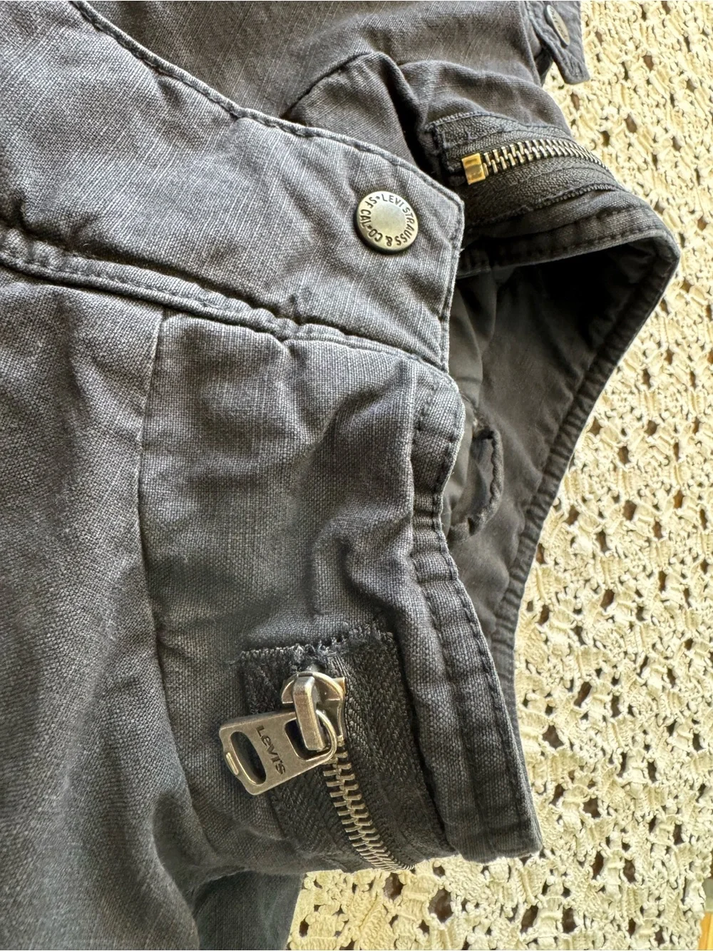 Levi's Dark Gray Military Field Jacket